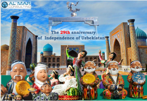 The 29th anniversary of  Independence of Uzbekistan